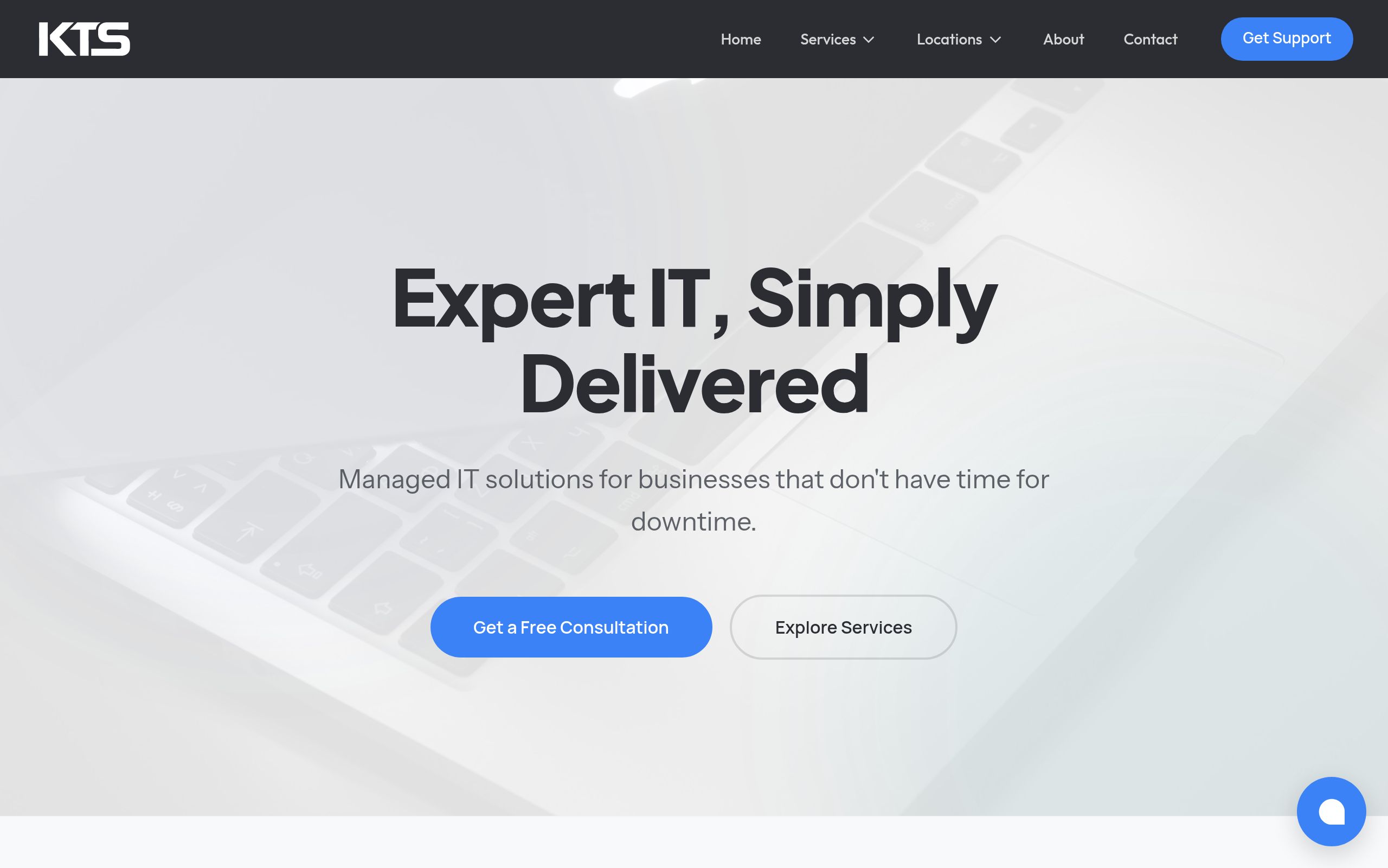 KTS Technology website screenshot